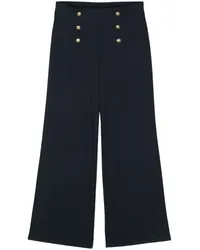 Ralph Lauren Hose mit weitem Bein Blau