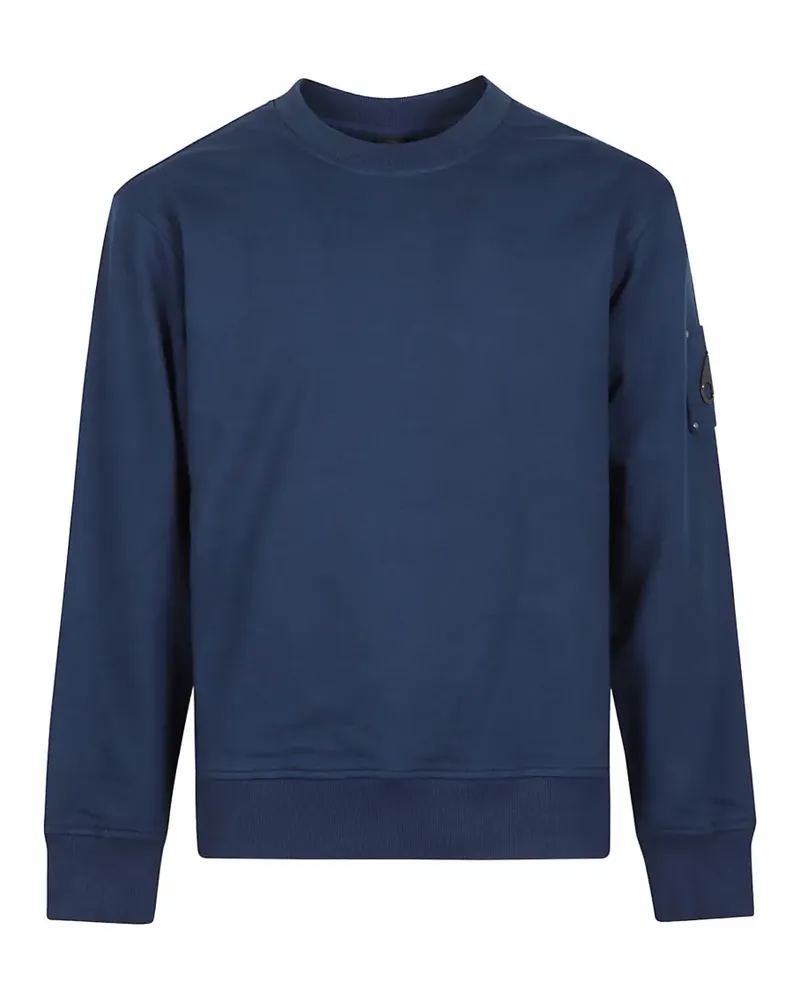 Moose Knuckles Sweatshirt mit Logo-Patch - Blau Blau