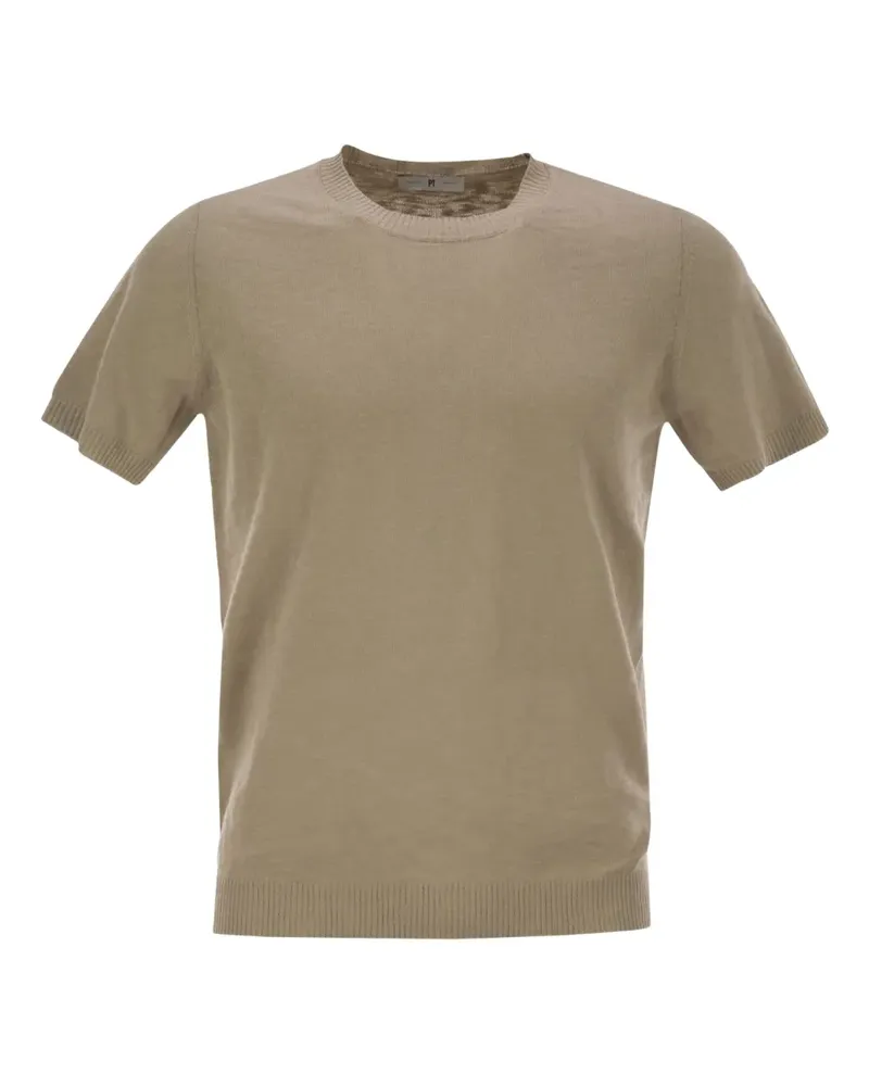 PT TORINO T-Shirt mit Rundhalsausschnitt - Nude Nude