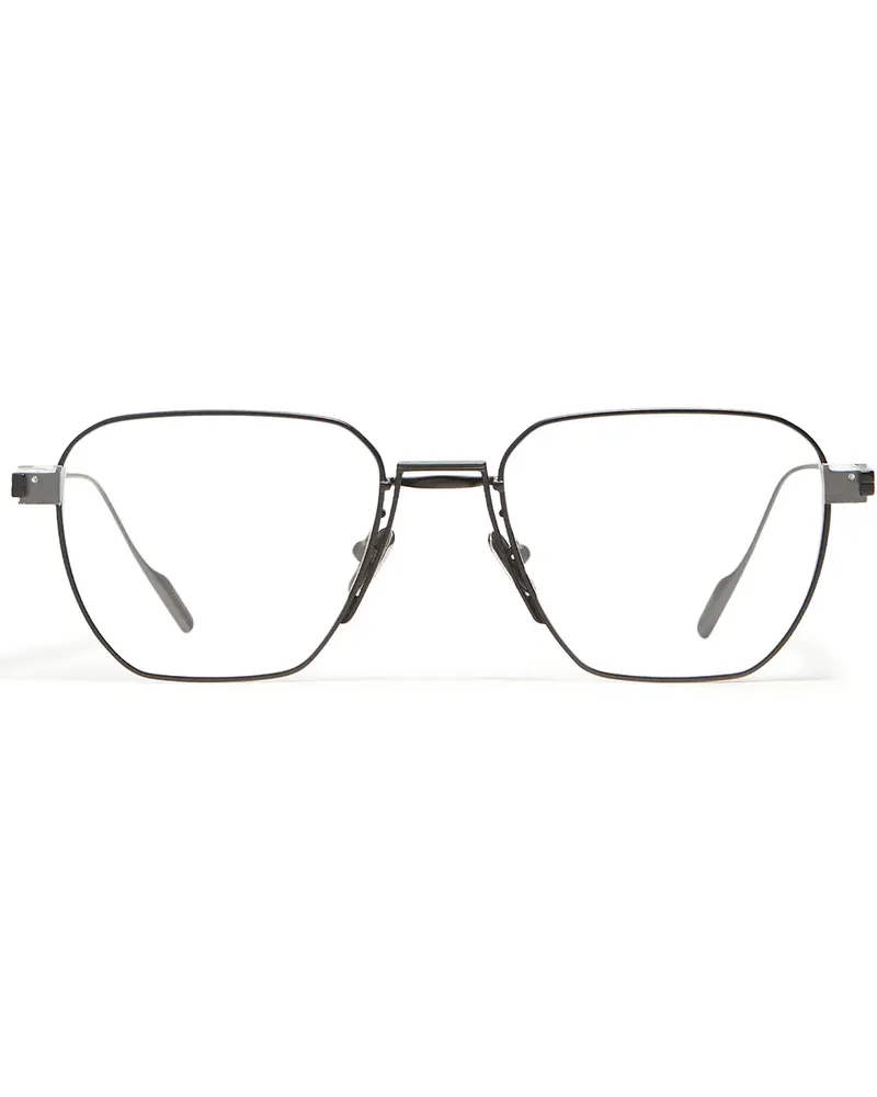 Gentle Monster Eckige Tap Tap C1 Brille - Schwarz Schwarz