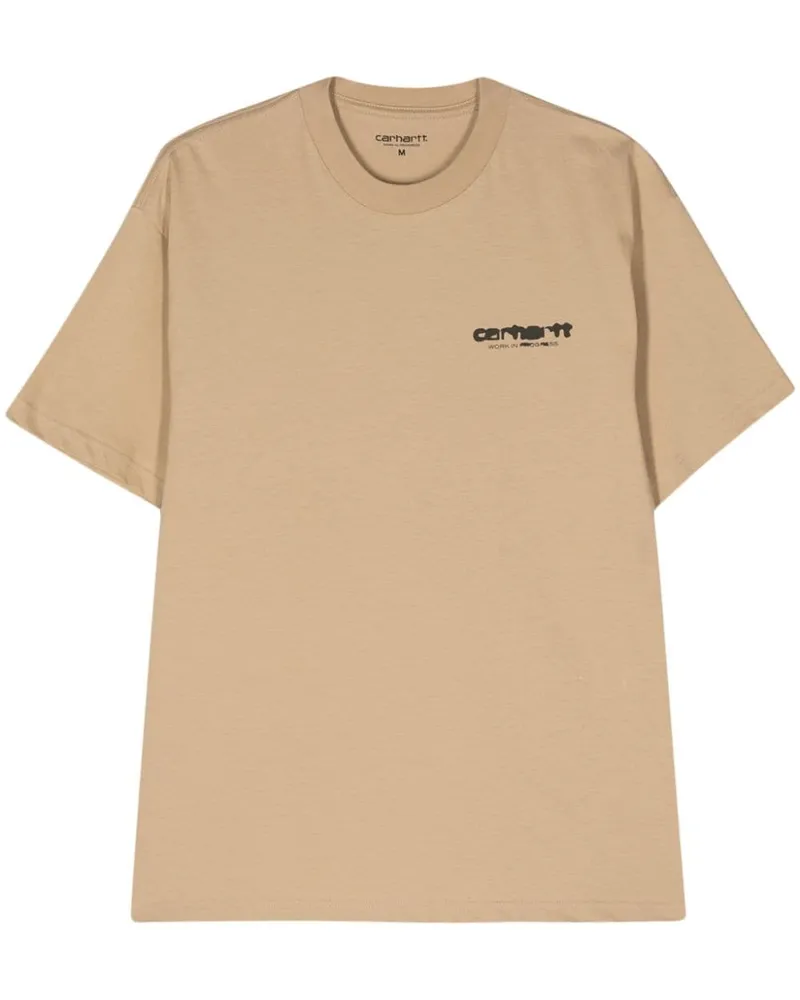 Carhartt WIP W' S/S American Script T-Shirt Nude