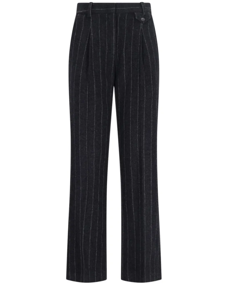 The Garment Klassische Hose mit Nadelstreifen - Schwarz Schwarz