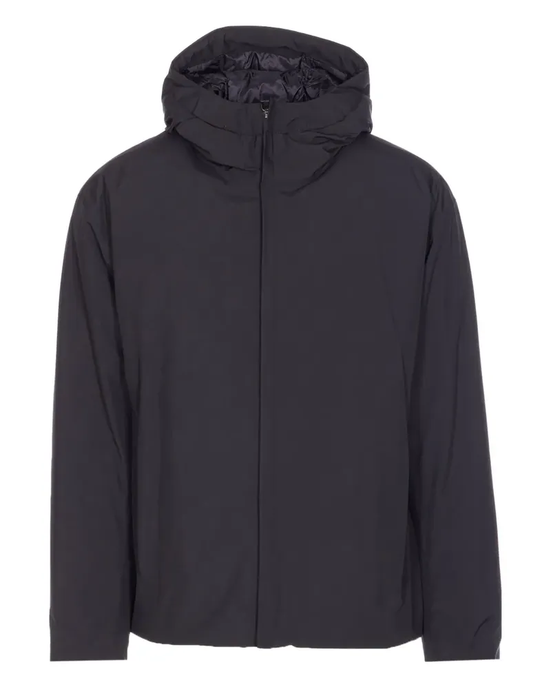 Herno Gefütterte Kapuzenjacke - Schwarz Schwarz