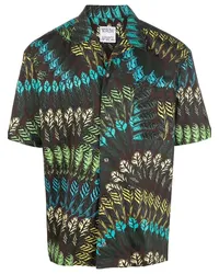 Marcelo Burlon | County of Milan AOP Hemd mit Feder-Print Braun