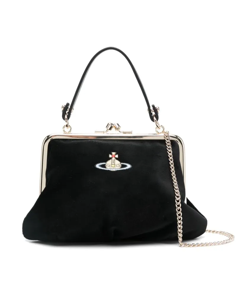 Vivienne Westwood Granny Frame Clutch - Schwarz Schwarz