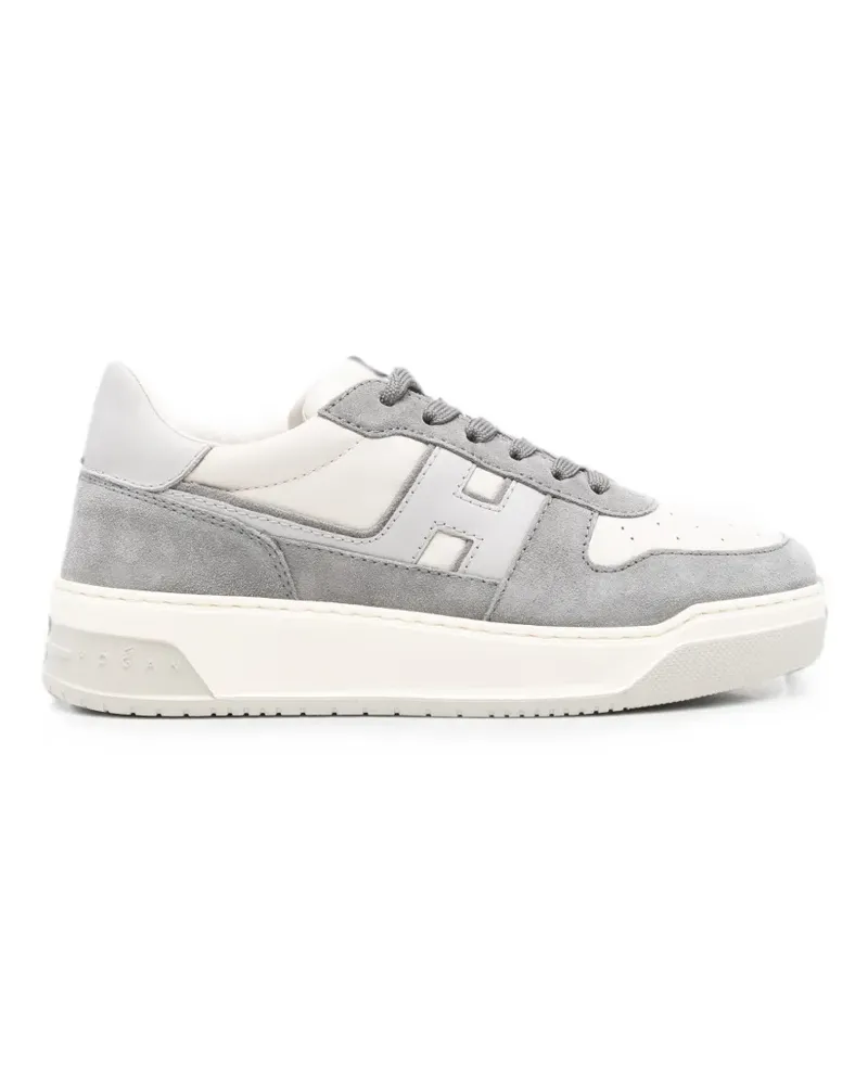 Hogan logo-patch sneakers - Grau Grau