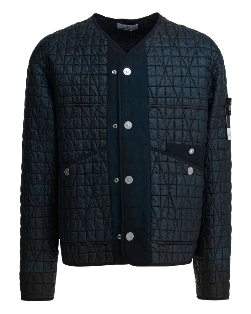 Stone Island quilted jacket - Schwarz Schwarz