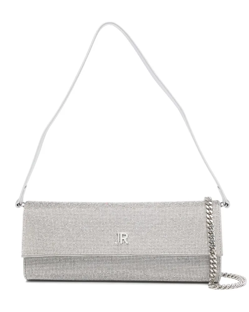 John Richmond Clutch mit Strass - Silber Silber