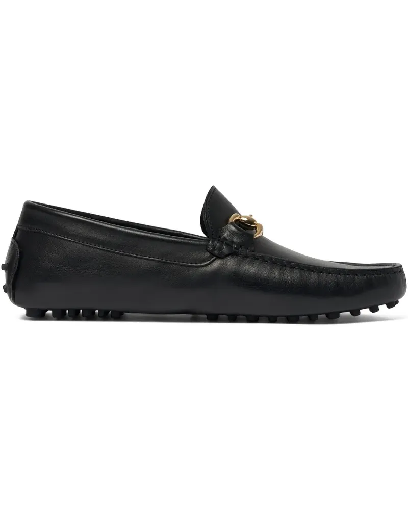 Scarosso Raphael Loafer aus Leder - Schwarz Schwarz