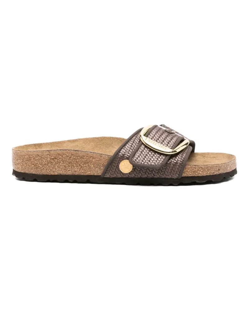 Birkenstock Madrid woven-detail buckle sandals - Braun Braun