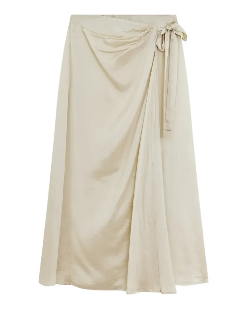 ASPESI Midirock mit Knotendetail - Nude Nude