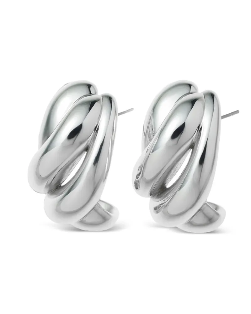 Roxanne Assoulin Skulpturale Creolen - Silber Silber