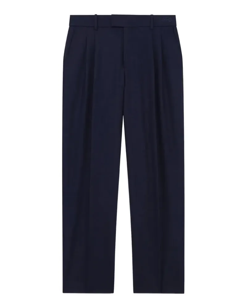 Drôle de Monsieur pleated trousers - Blau Blau