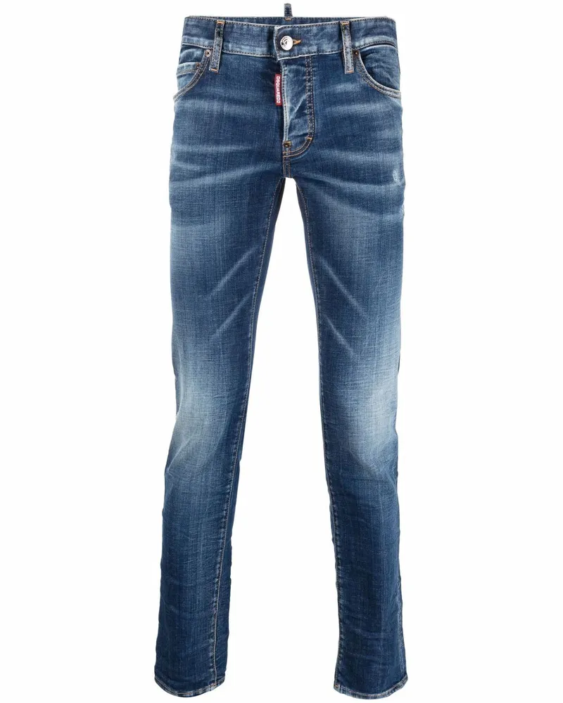 Dsquared2 Skinny-Jeans mit Stone-Wash-Effekt - Blau Blau