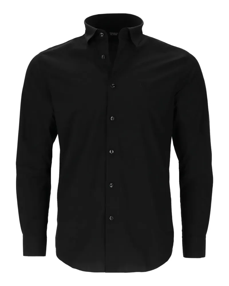 Roberto Cavalli Langärmeliges Hemd - Schwarz Schwarz