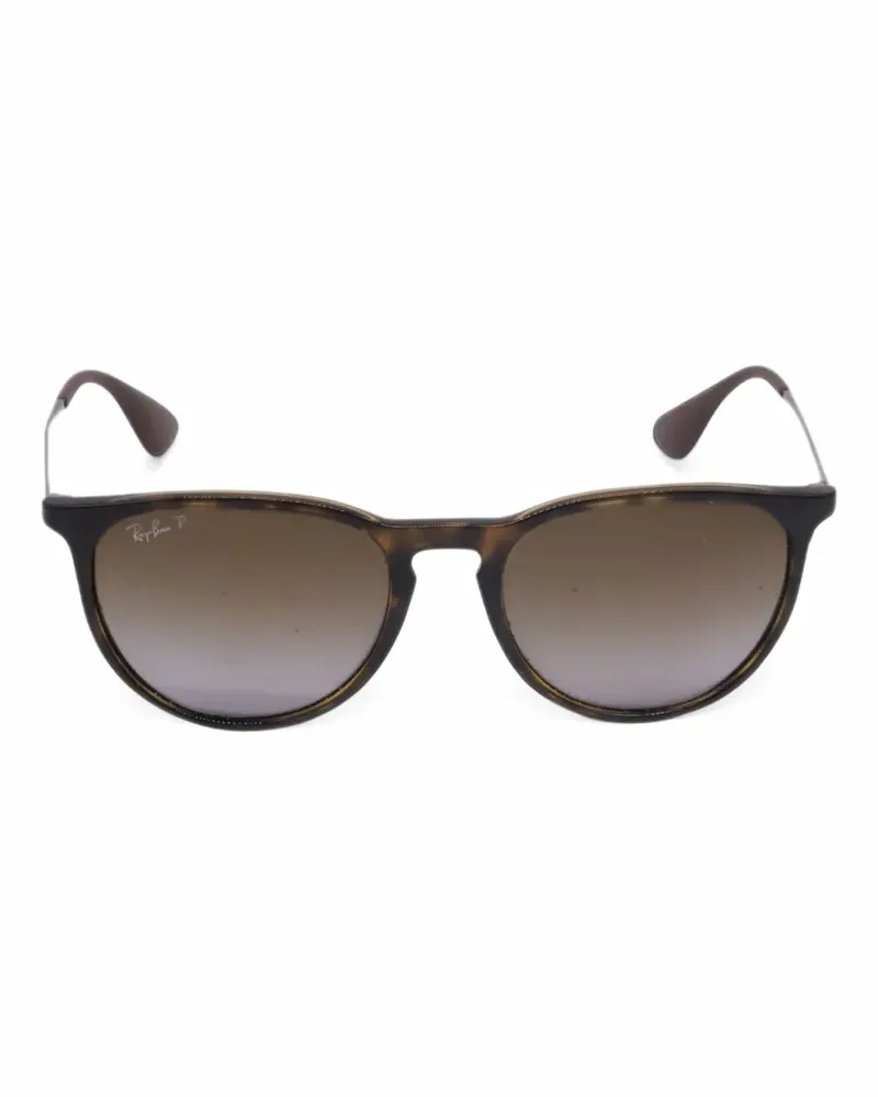 Ray Ban Runde Erika Sonnenbrille - Braun Braun