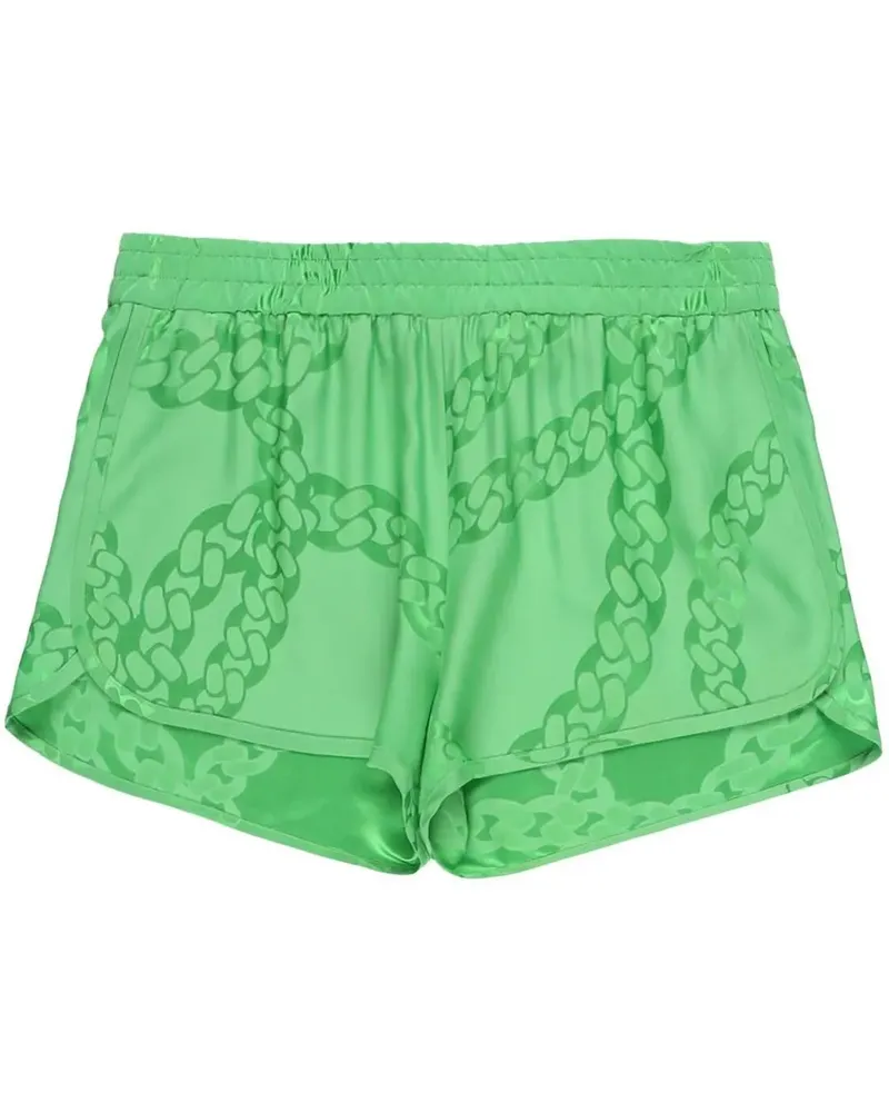 Stella McCartney Halbhohe Shorts - Grün Grün