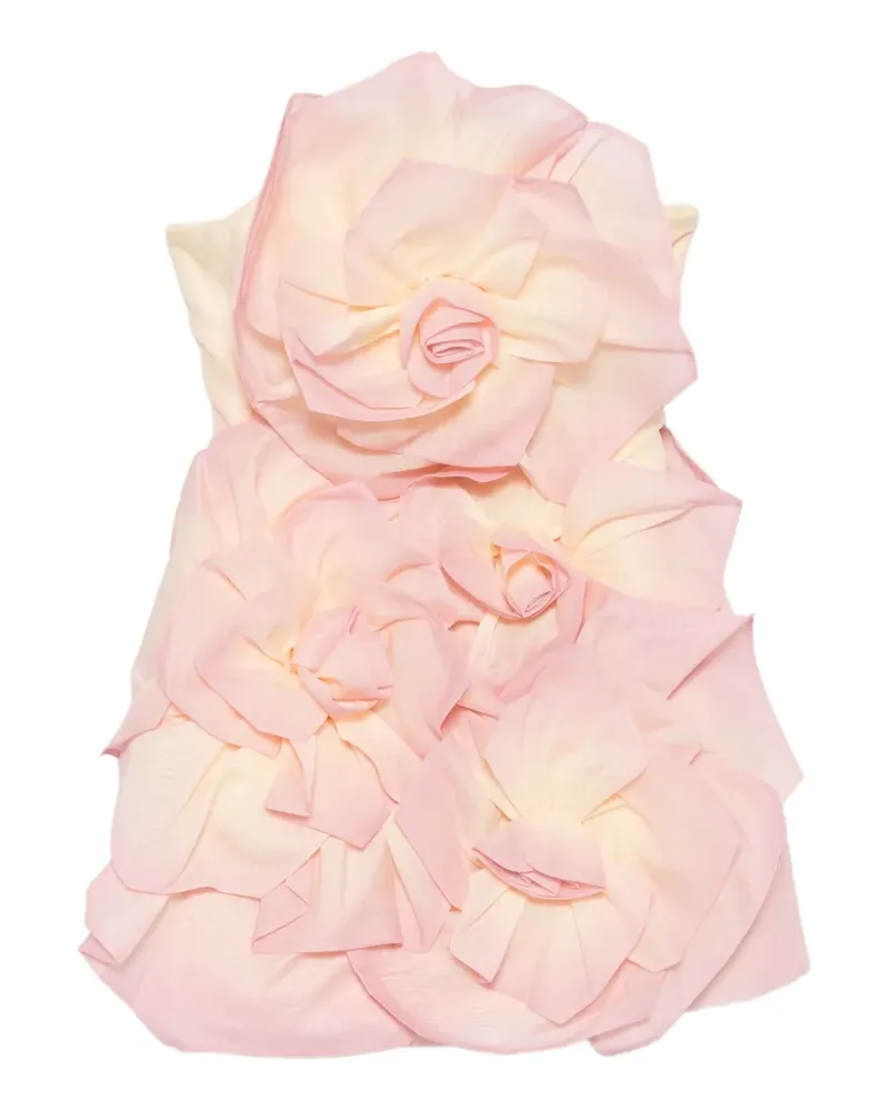 Aje. Johanna Minikleid mit Blumenapplikation - Rosa Rosa
