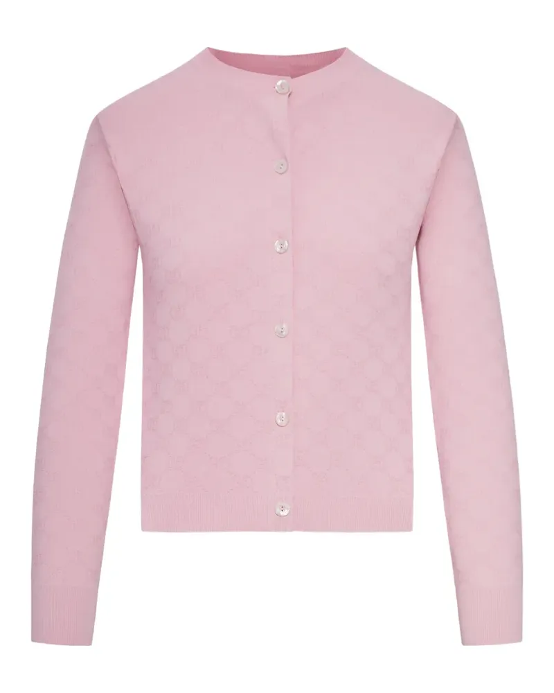 Gucci GG jacquard cardigan - Rosa Rosa
