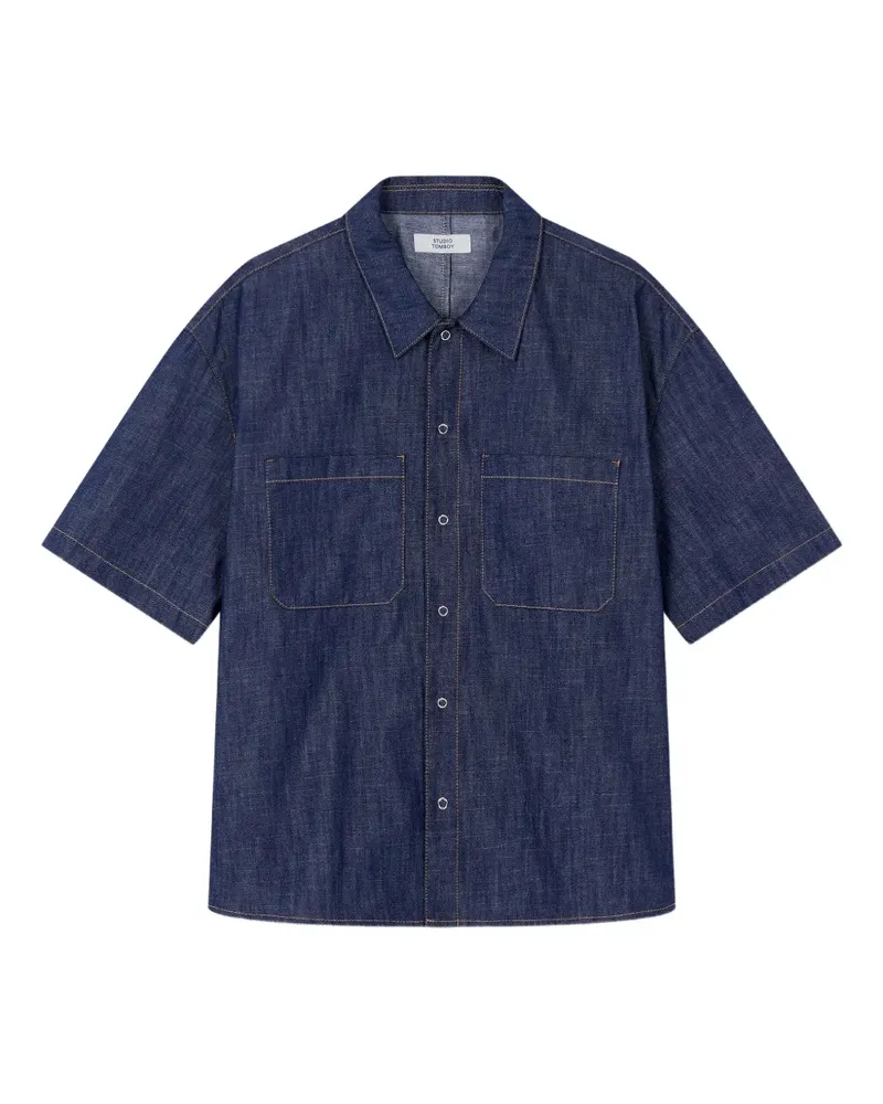 STUDIO TOMBOY Klassisches Jeanshemd - Blau Blau
