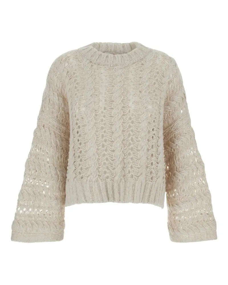 Antonelli Firenze Pullover mit Rundhalsausschnitt - Nude Nude