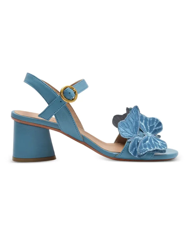 Maliparmi butterfly-appliqué sandals - Blau Blau