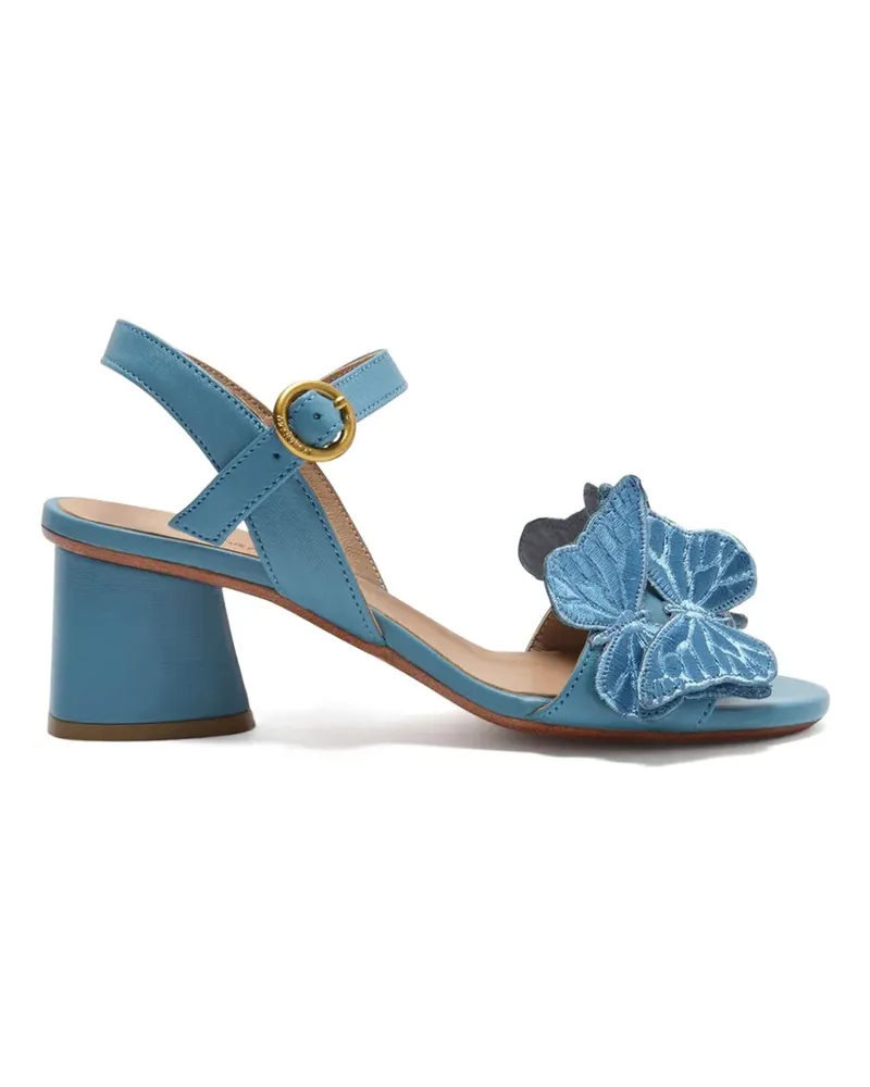 Maliparmi butterfly-appliqué sandals - Blau Blau