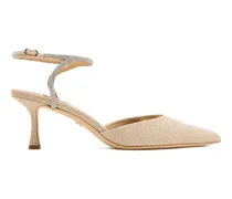 Pumps mit Kristallen - Gold