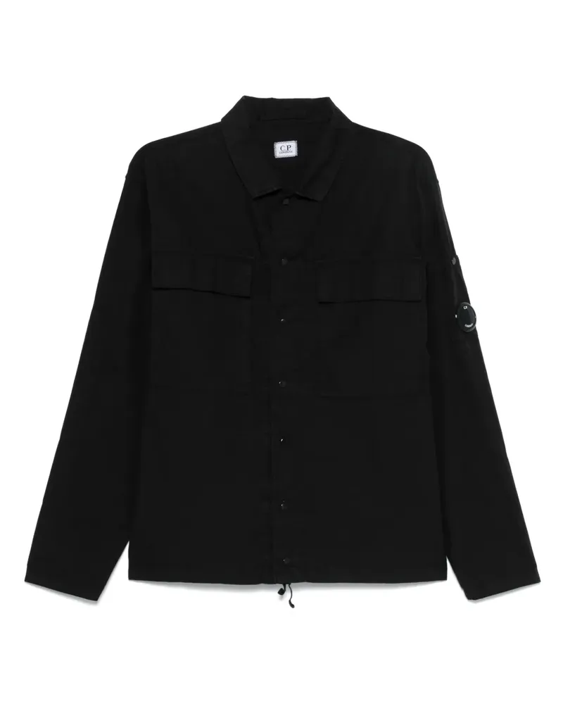 C.P. Company Hemd im Ripstop-Look - Schwarz Schwarz