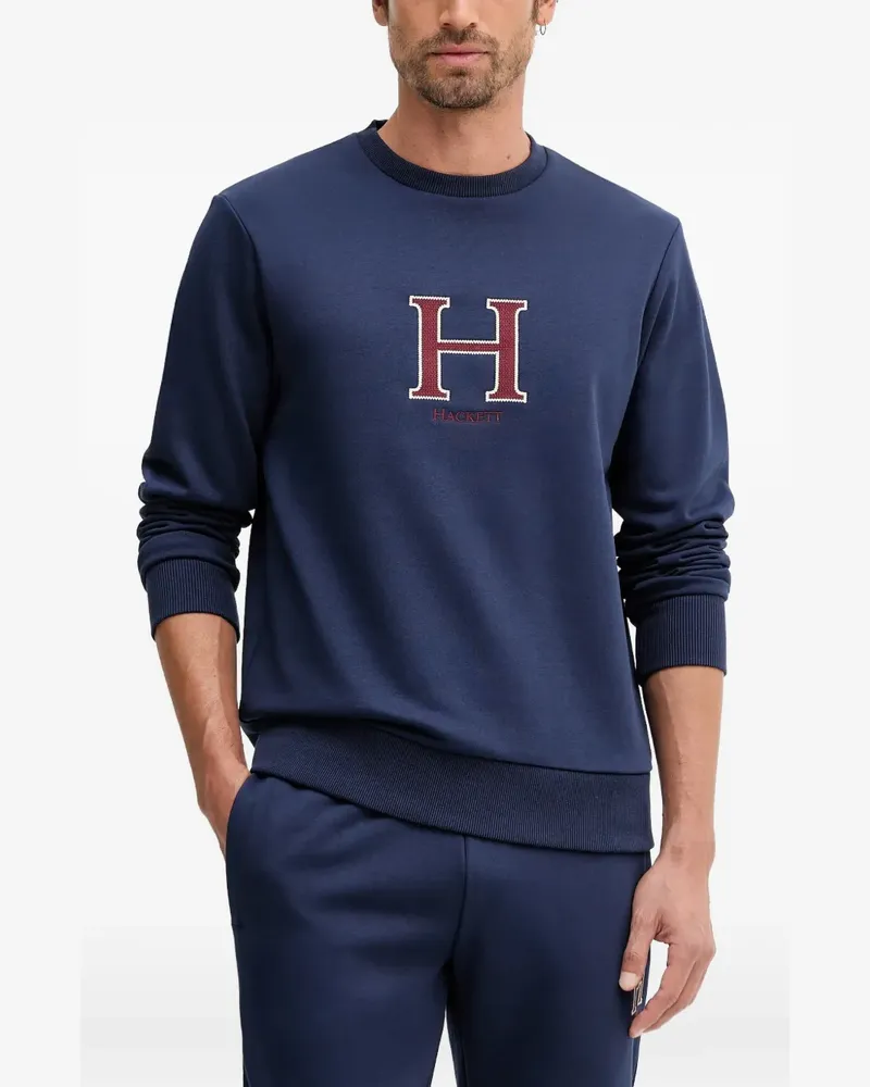 Hackett Sweatshirt mit Rundhalsausschnitt - Blau Blau