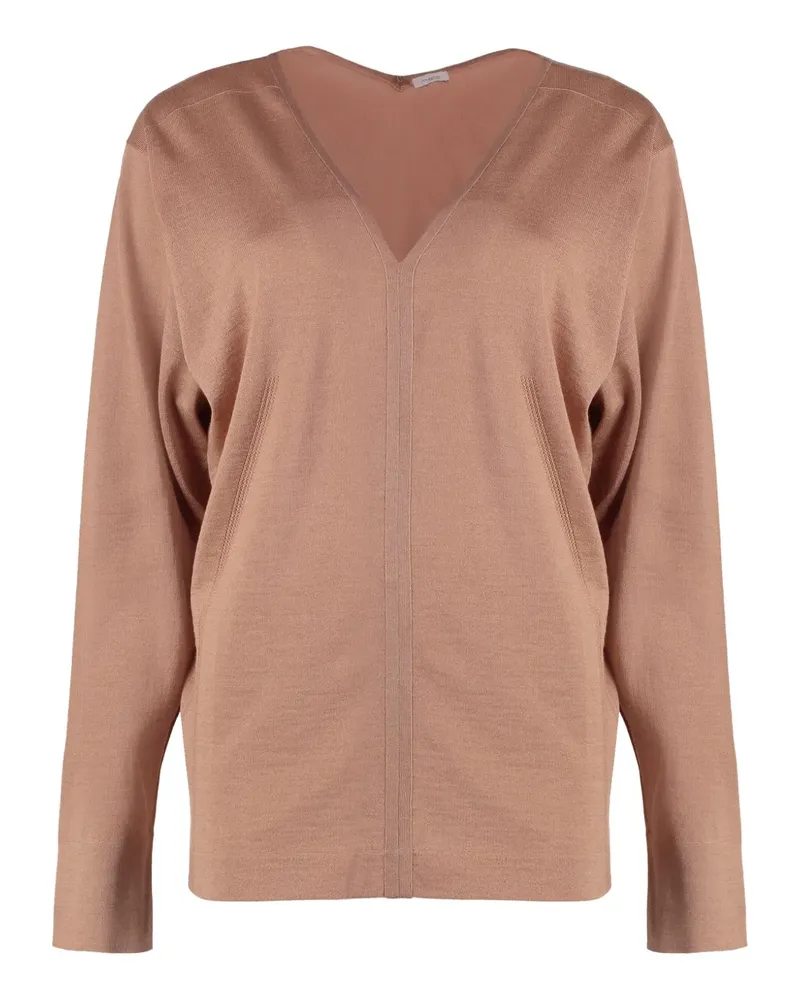 Malo Fein gestrickter Pullover - Nude Nude