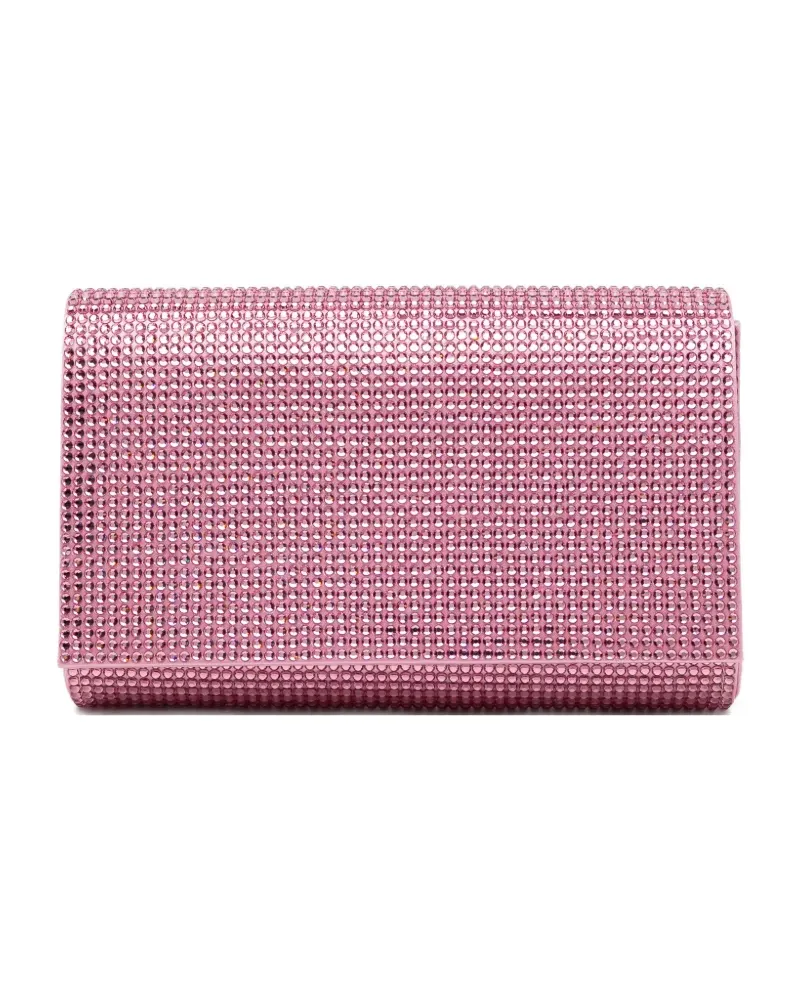 René Caovilla all-over crystals clutch bag - Rosa Rosa