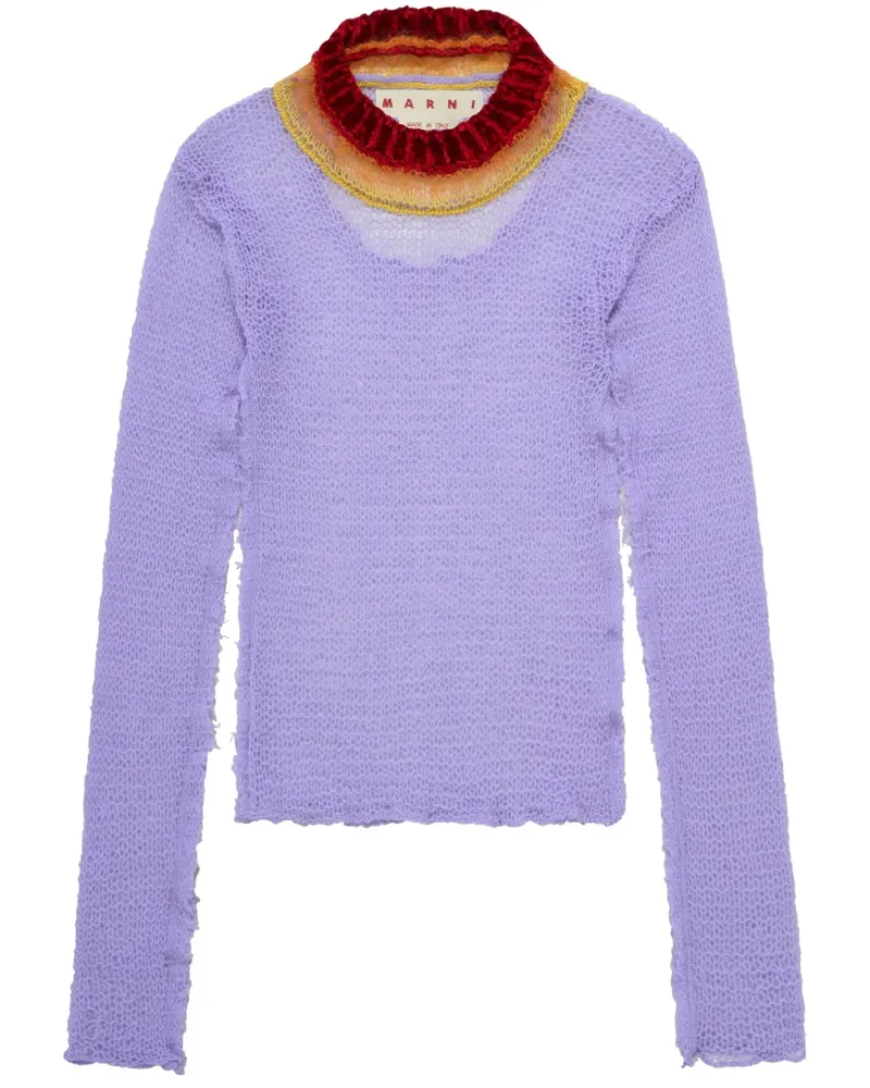 Marni Gestrickter Pullover - Violett Violett