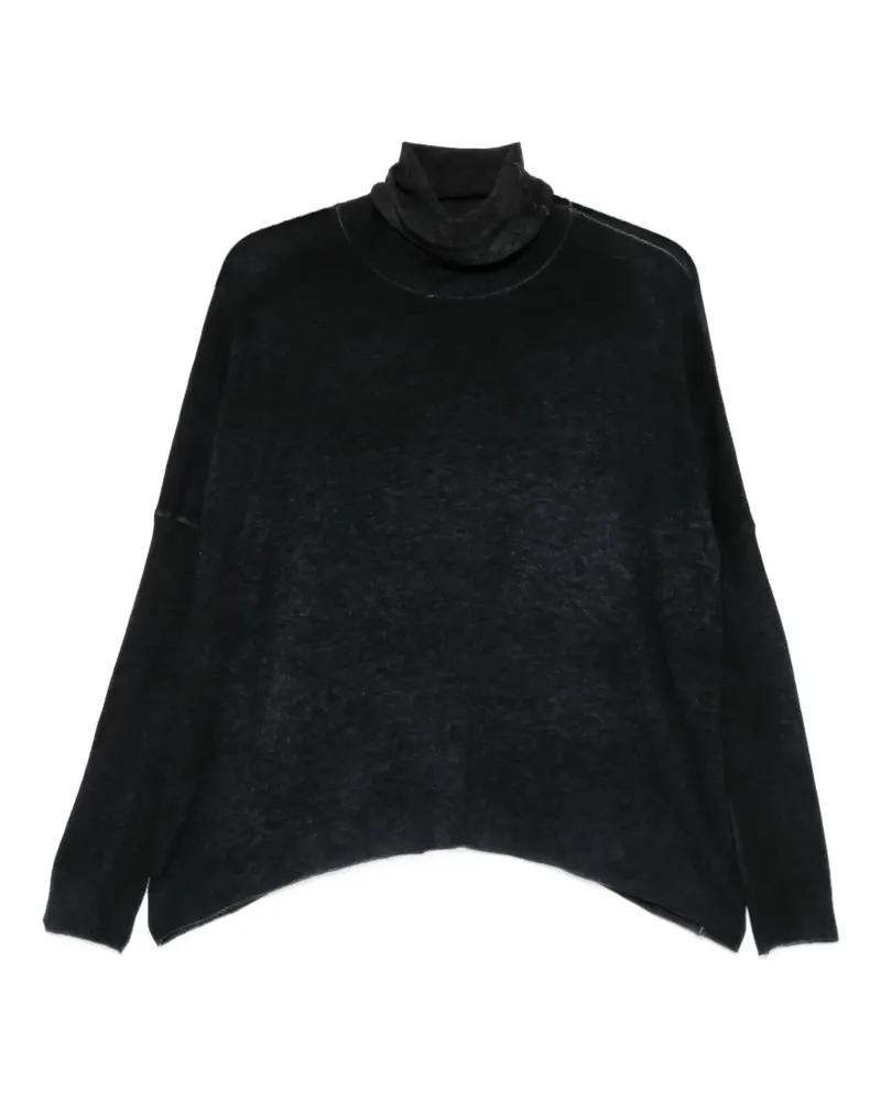 Avant Toi Pullover mit tiefen Schultern - Blau Blau