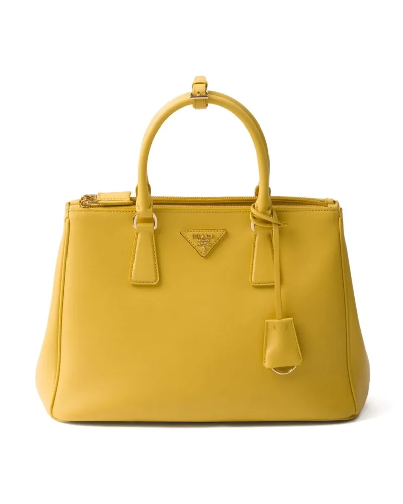 Prada Große Galleria Handtasche - Gelb Gelb