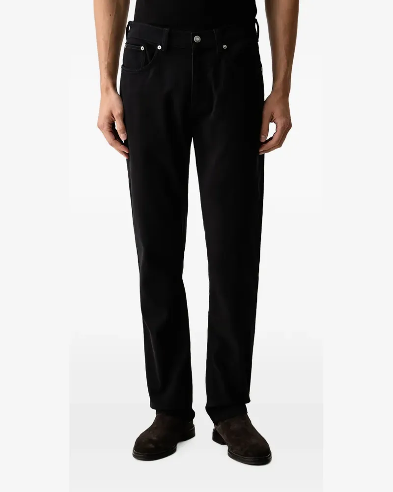 Gant Jeans mit Logo-Patch - Schwarz Schwarz