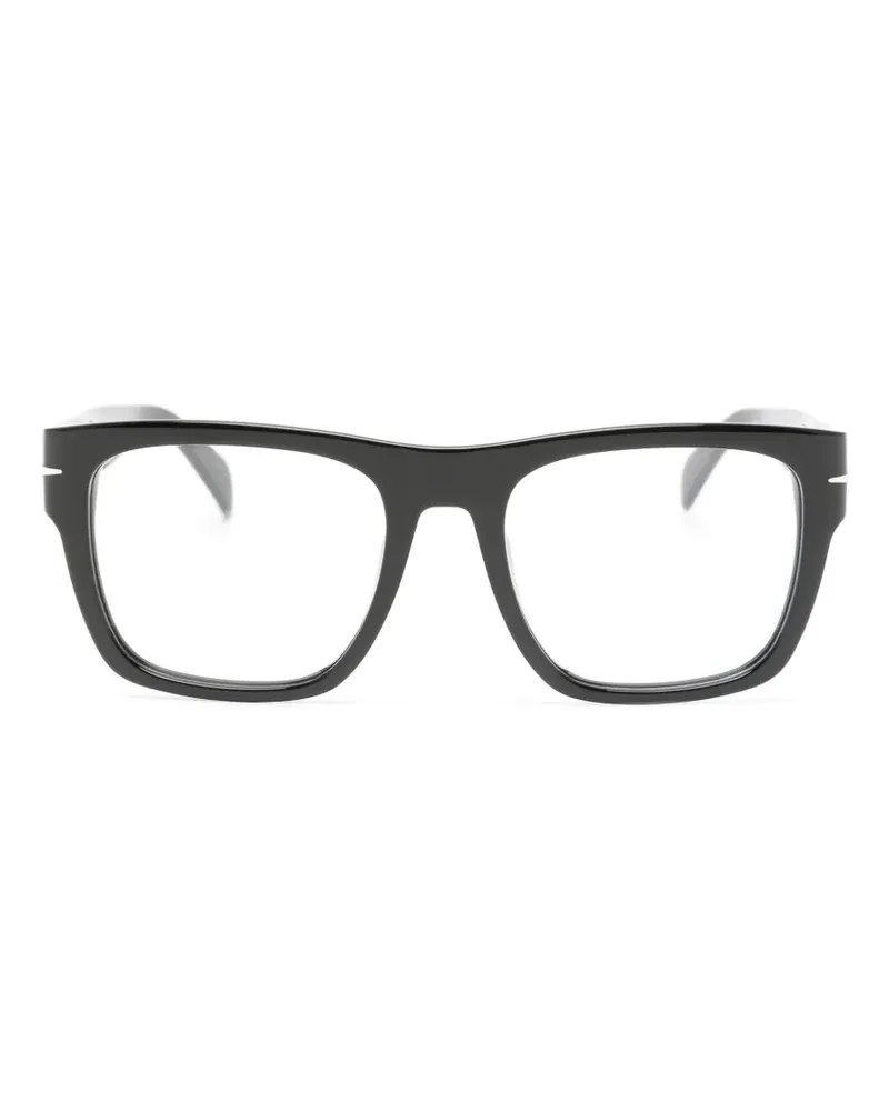 EYEWEAR by DAVID BECKHAM Brille mit eckigem Gestell - Schwarz Schwarz