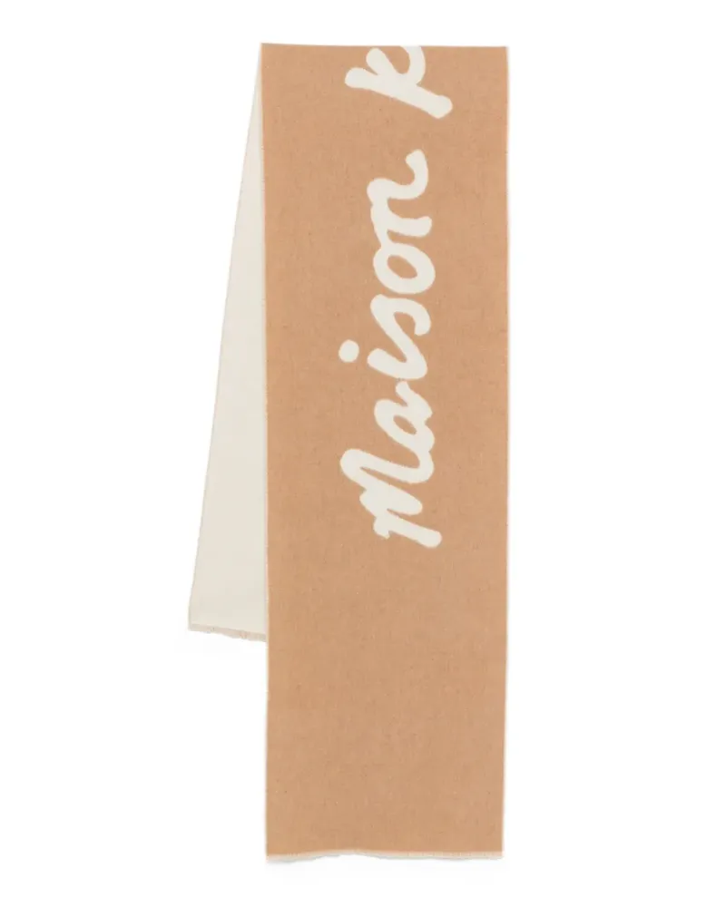 Kitsuné Handwriting Schal - Braun Braun