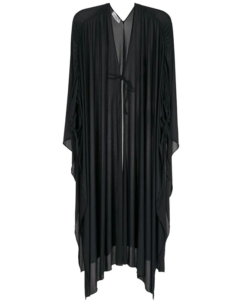 Amir Slama Klassisches Kleid - Schwarz Schwarz