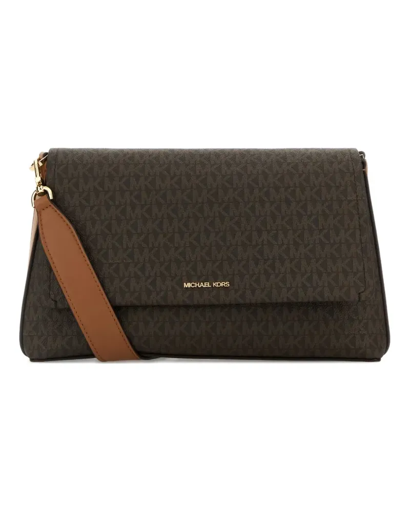 Michael Kors Kleine Umhängetasche mit Monogramm - Braun Braun
