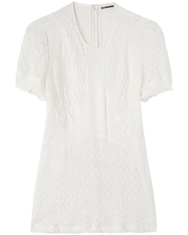 Jil Sander Kurzärmelige Bluse - Weiß Weiß