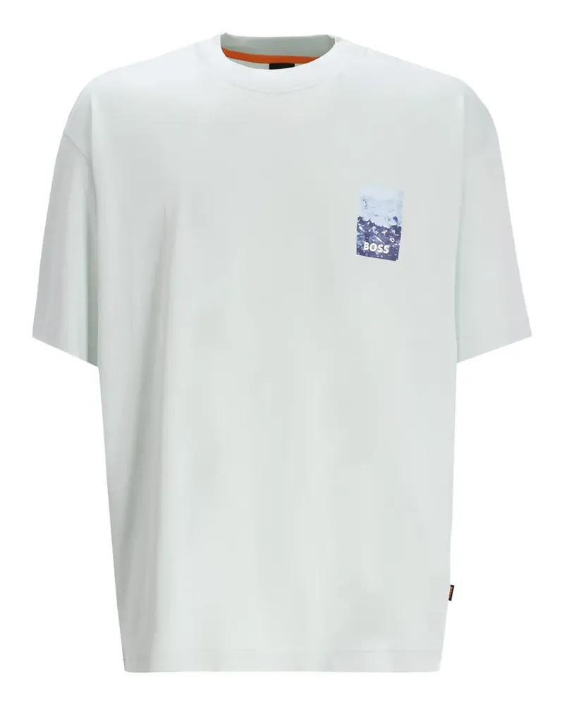 HUGO BOSS T-Shirt mit grafischem Print - Weiß Weiß