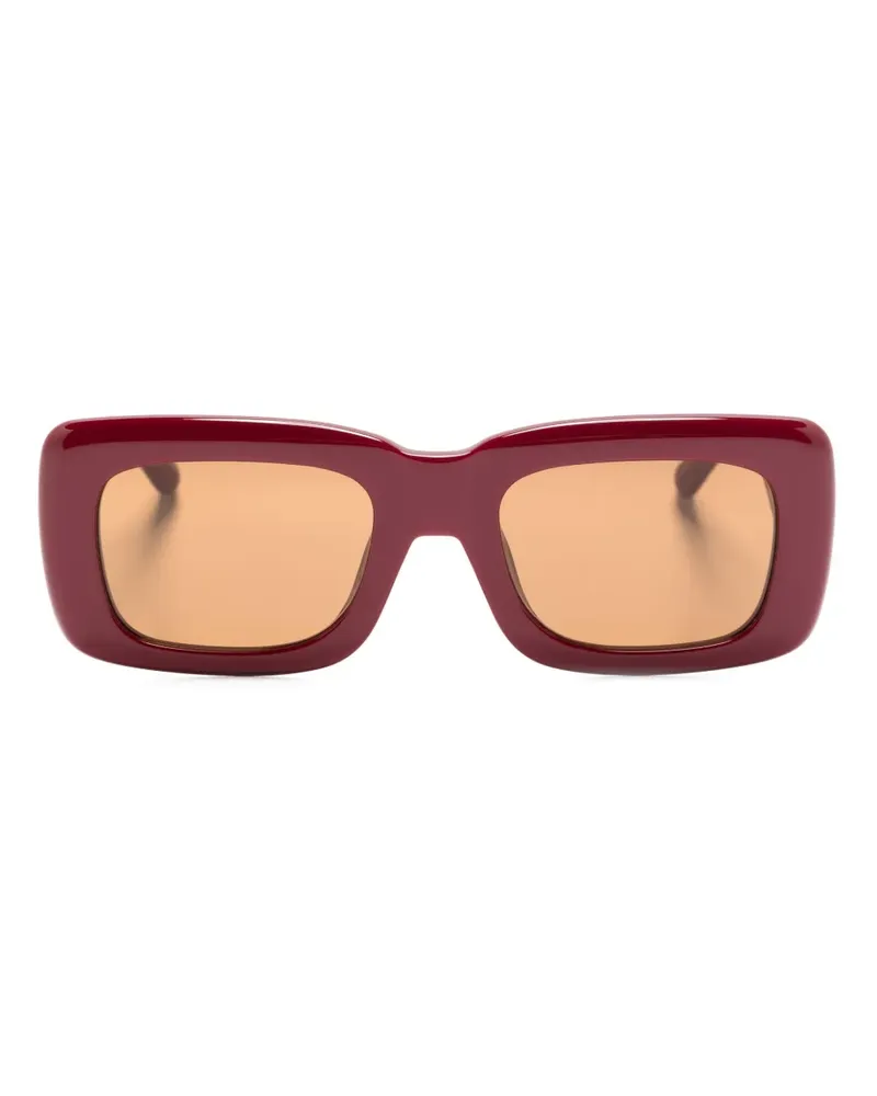 Linda Farrow x The Attico Mini Marfa Sonnenbrille - Rot Rot