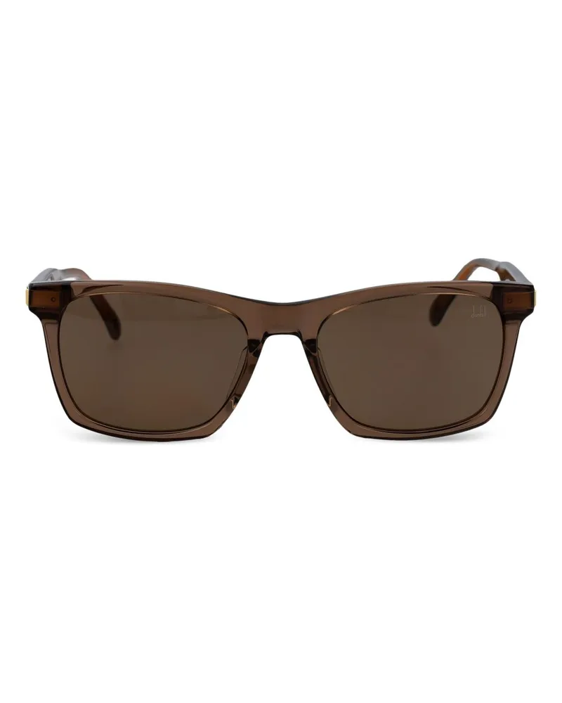 Dunhill Sonnenbrille mit eckigem Gestell - Braun Braun