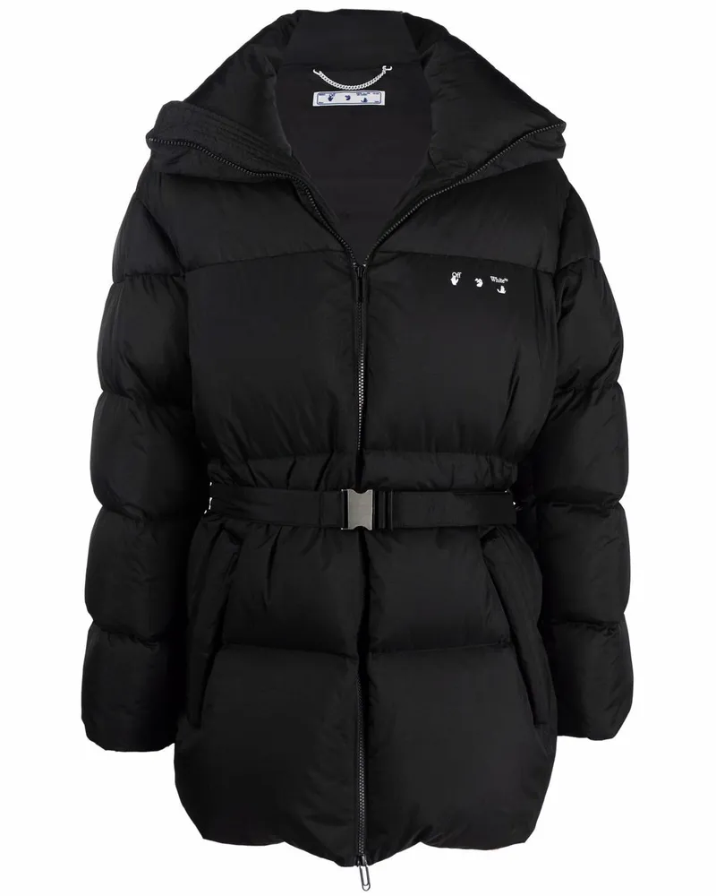 OFF-WHITE Hands Off Daunenjacke - Schwarz Schwarz