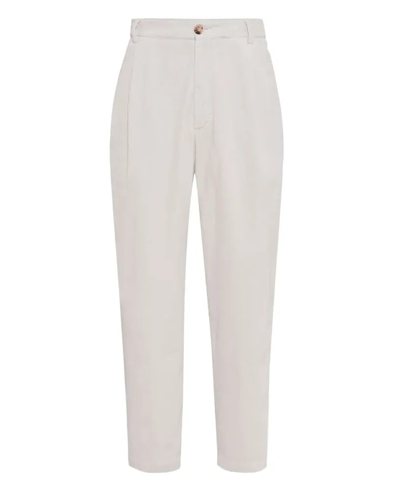 Brunello Cucinelli Plissierte Hose - Grau Grau