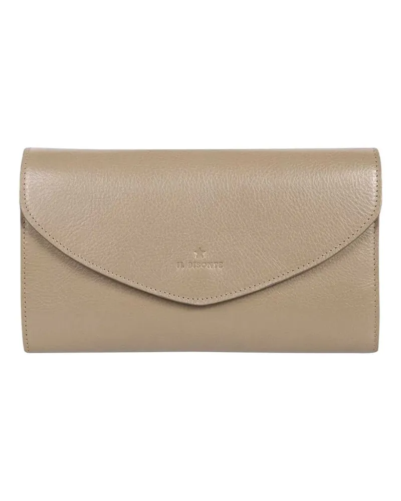IL BISONTE Bigallo Clutch mit Klappe - Nude Nude