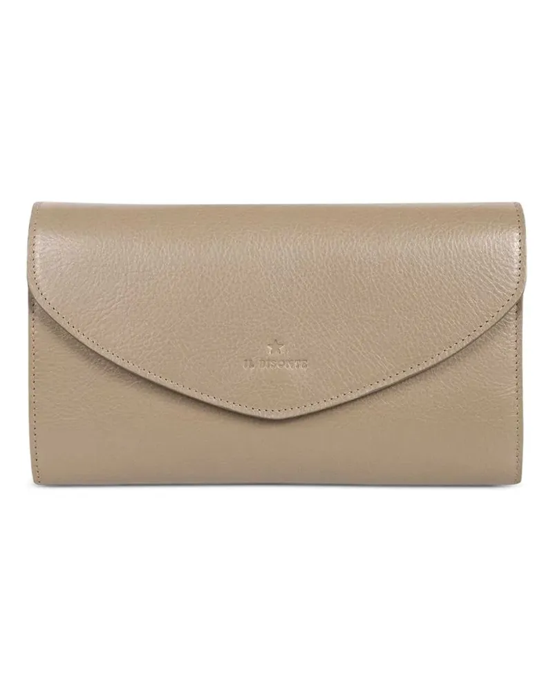 IL BISONTE Bigallo Clutch mit Klappe - Nude Nude