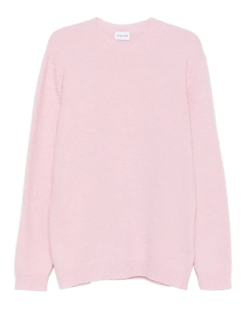 Scaglione Pullover aus Bouclé-Strick - Rosa Rosa