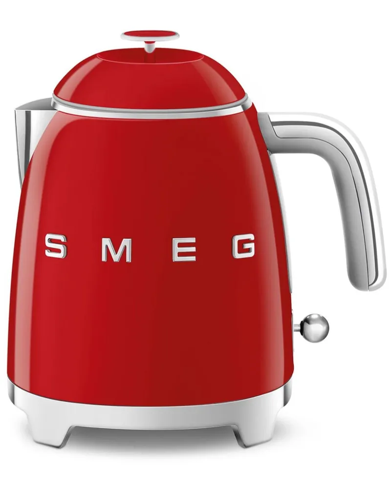 Smeg Mini Wasserkocher aus Edelstahl - Rot Rot